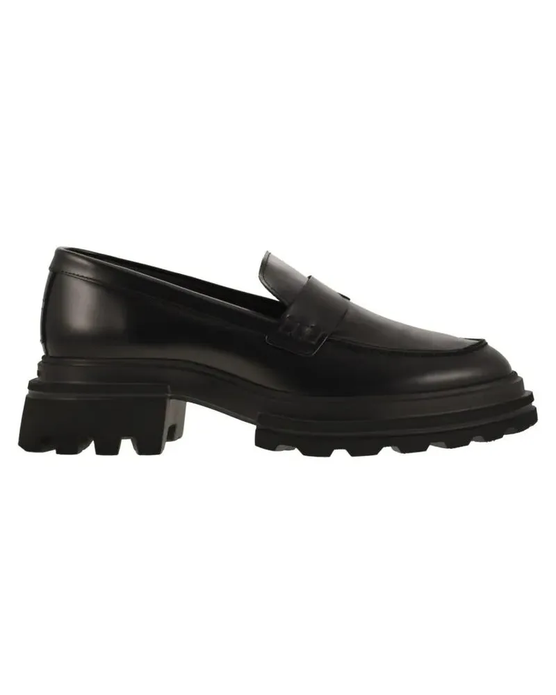 Hogan 10-Storey Moccasins schwarz Schwarz