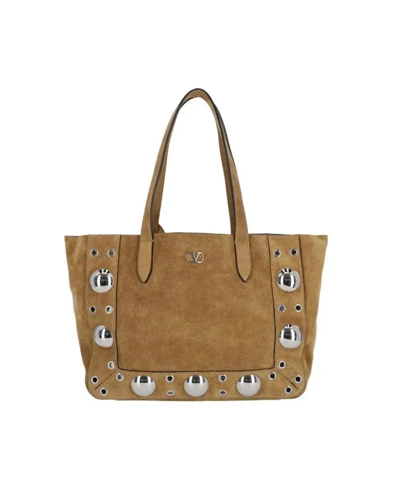 Valentino Garavani Shopper & Totes "Nellcôte" Small Tote Bag – Brown braun Braun