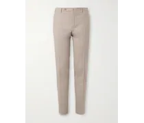 Pantaloni slim-fit in lana con pieghe Venezia 1951
