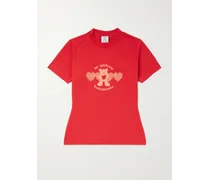 T-shirt slim-fit in jersey di cotone stretch con logo Te Quiero