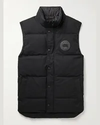 Canada Goose Piumino smanicato in misto cotone Enduraluxe® trapuntato Black Label Garson Nero