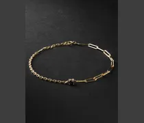Solitaire Gold Diamond Bracelet