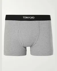 Tom Ford Boxer in cotone stretch Grigio