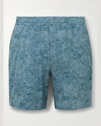 LULULEMON Shorts a gamba dritta in Swift™ riciclato stampato con finiture in mesh Pace Breaker 7 Blu