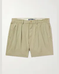 Ralph Lauren Shorts a gamba dritta in twill di cotone con pinces Cormac Neutri