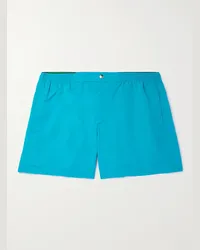 Bottega Veneta Shorts da mare corti in faille tecnico Blu