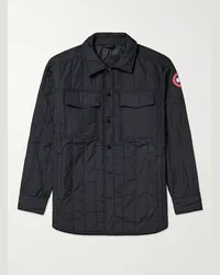 Canada Goose Overshirt in shell trapuntato HyBridge Nero