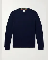 Paul Smith Pullover in lana merino Blu