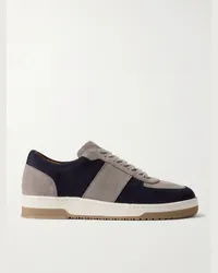 MR P. Sneakers in camoscio bicolore Atticus Neutri