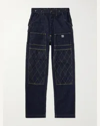 KAPITAL Jeans a gamba dritta Lumber Blu