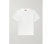 Missoni T-shirt in misto cotone jacquard Bianco