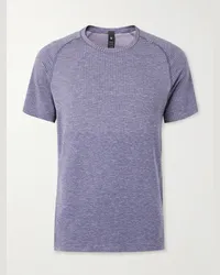 LULULEMON T-shirt in jersey stretch Metal Vent Tech 2.5 Viola