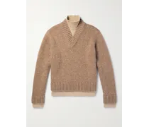 Pullover in lana a strati