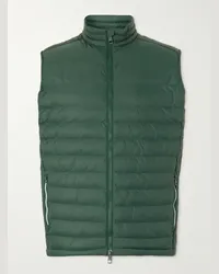 Peter Millar Gilet da golf in shell trapuntato All Course Verde