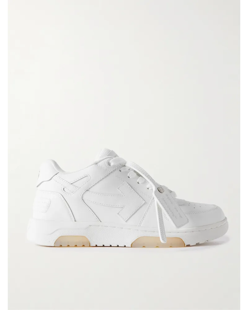 OFF-WHITE Sneakers in pelle Out of Office Bianco