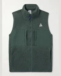 Nike Gilet in pile Polartec® e shell con logo ricamato ACG Arctic Wolf Verde