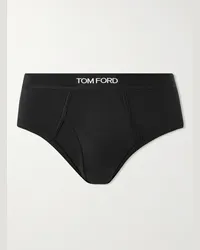 Tom Ford Slip in misto modal e cotone stretch Nero