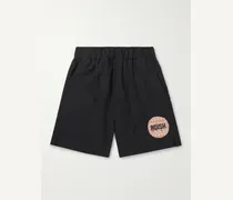 Shorts a gamba dritta in ripstop con logo applicato Sur