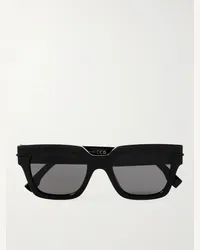 Fendi Occhiali da sole in acetato con montatura quadrata graphy Nero