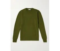 Pullover slim-fit in misto lana e cashmere
