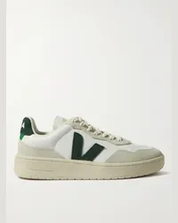 VEJA Sneakers in camoscio e pelle V-90 Bianco