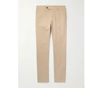 Pantaloni slim-fit a gamba dritta in twill di misto cotone Winch2