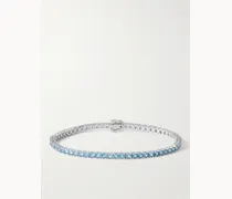 Bracciale tennis in argento con cubic zirconia