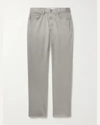 Peter Millar Pantaloni in rasatello di misto modal e cotone stretch Ultimate Grigio