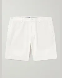 Club Monaco Shorts a gamba dritta in twill di cotone stretch Baxter Bianco