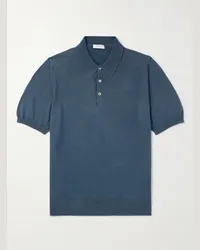 Boglioli Polo in cotone Blu