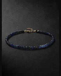 JIA JIA Bracciale in oro con perline di zaffiri Blu