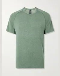 LULULEMON T-shirt in jersey stretch Metal Vent Tech 2.5 Verde