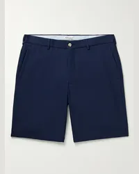 Peter Millar Shorts da golf slim-fit in twill tecnico Salem Blu