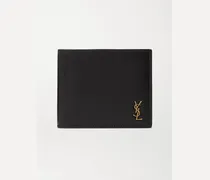 Logo-Appliquéd Full-Grain Leather Billfold Wallet