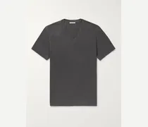 T-shirt slim-fit in jersey di cotone pettinato
