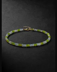 JIA JIA Bracciale in oro con perline in opale Verde