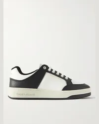 Saint Laurent Sneakers in pelle traforata SL/61 Bianco