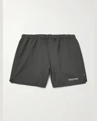 Neighborhood Shorts da mare medi a gamba dritta Grigio