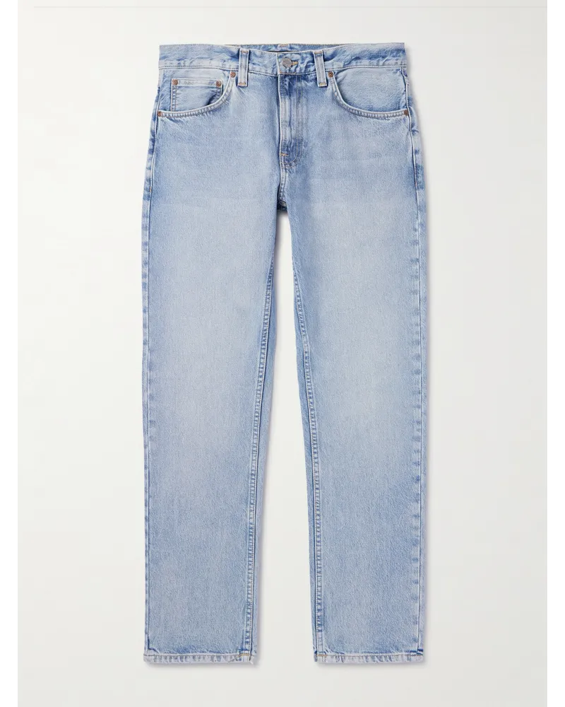 Nudie Jeans Jeans a gamba dritta Gritty Jackson Blu