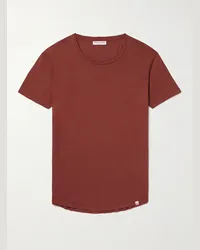 Orlebar Brown T-shirt slim-fit in jersey di cotone OB-T Rosso