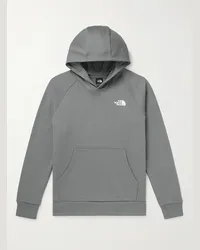 The North Face Felpa in jersey di cotone con cappuccio e logo Grigio