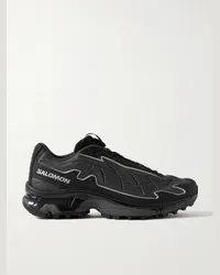 Salomon Sneakers in mesh con finiture in gomma XT-SLATE Nero