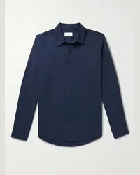 Onia Camicia in misto lino stretch Blu