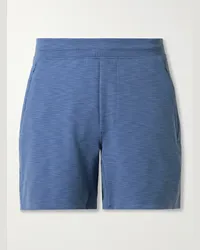 LULULEMON Shorts slim-fit a gamba dritta in Everlux™ con inserti in mesh Balancer Blu