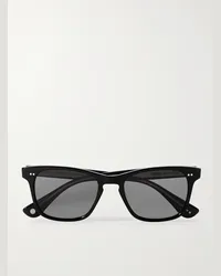 Garrett Leight Occhiali da sole in acetato con montatura quadrata Torrey Nero