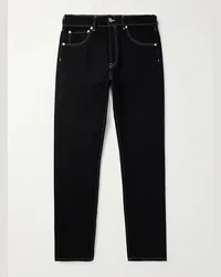 Kenzo Jeans slim-fit a gamba dritta Bara Nero