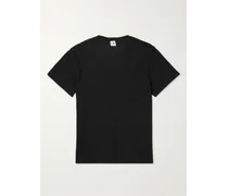 T-shirt in misto modal TENCEL™ e cotone punto waffle Clive 3323