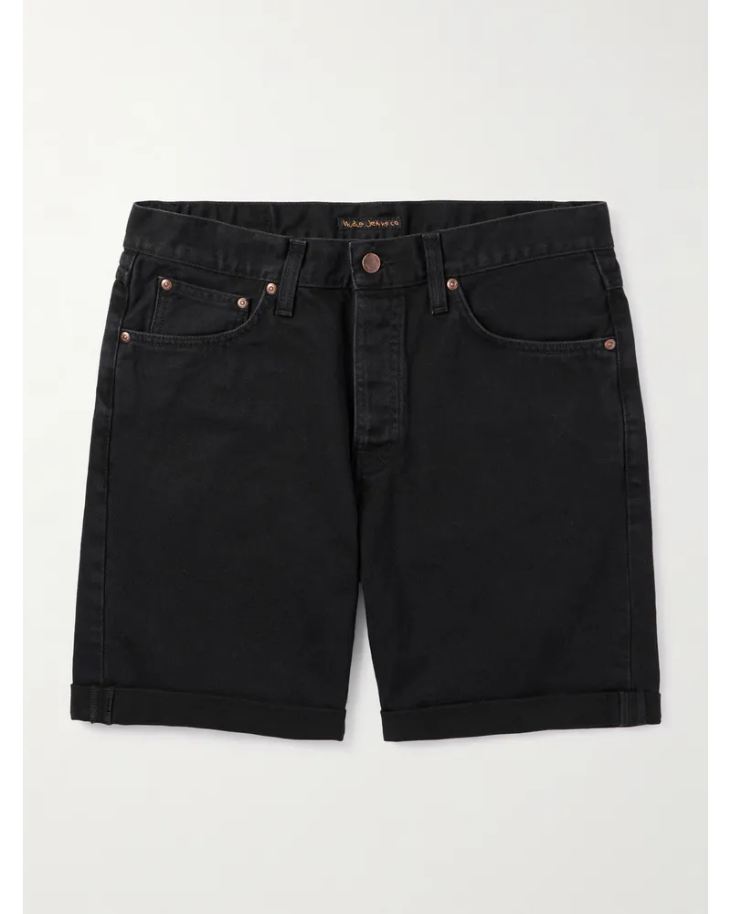 Nudie Jeans Shorts in denim Josh Nero