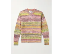 Pullover in maglia space-dye