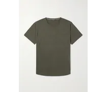 T-shirt slim-fit in misto seta e cotone Soft
